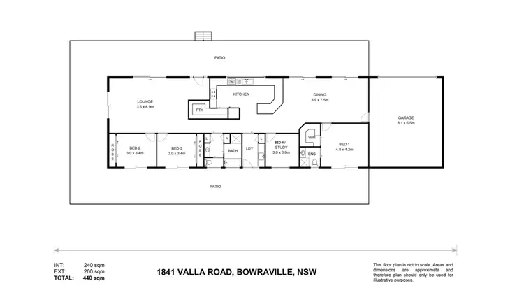 Floorplan of Homely house listing, 1841 Valla Road, Bowraville NSW 2449