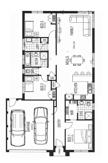 Floorplan of Homely house listing, 2 Stefan Dr, Harkness VIC 3337
