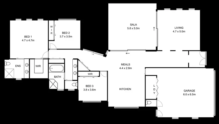 Floorplan of Homely house listing, 1 Gostwyck Rd, Uralla NSW 2358