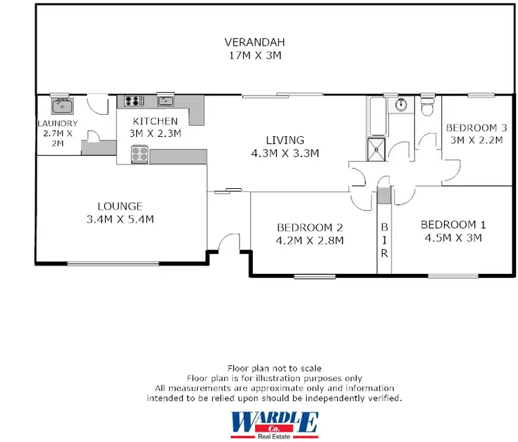 Floorplan of Homely house listing, 13 Muirkirk Street, Jamestown SA 5491