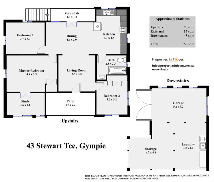Floorplan of Homely house listing, 43 Stewart Tce, Gympie QLD 4570