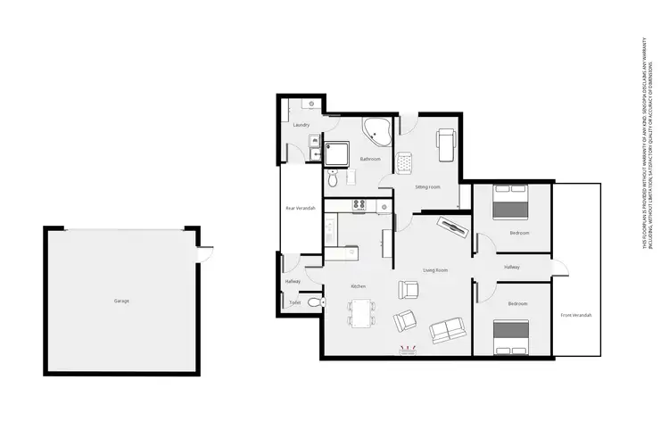 Floorplan of Homely house listing, 20 Darcy St, Stawell VIC 3380