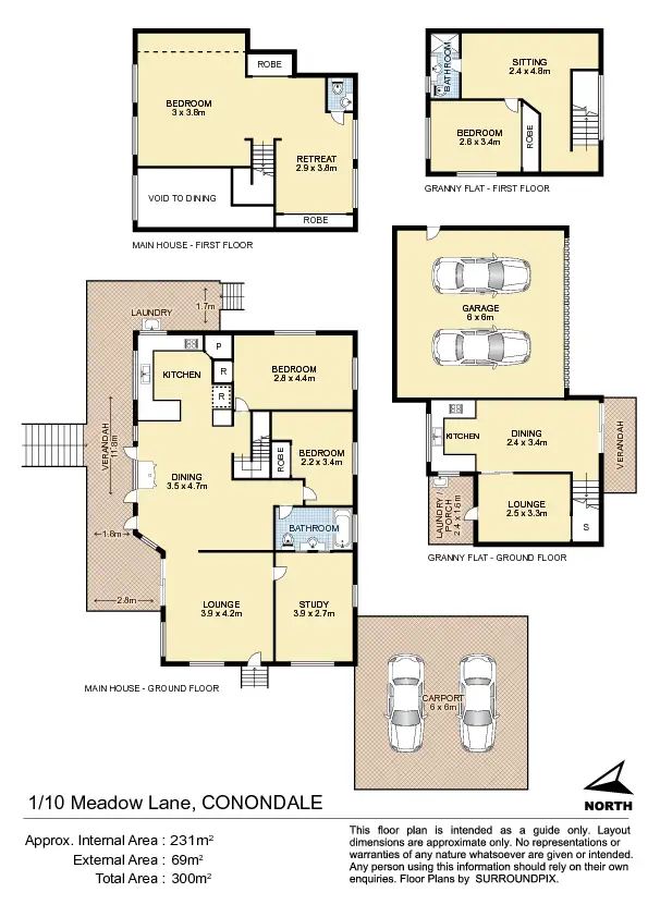 Floorplan of Homely house listing, 1/10 Meadow Lane, Conondale QLD 4552