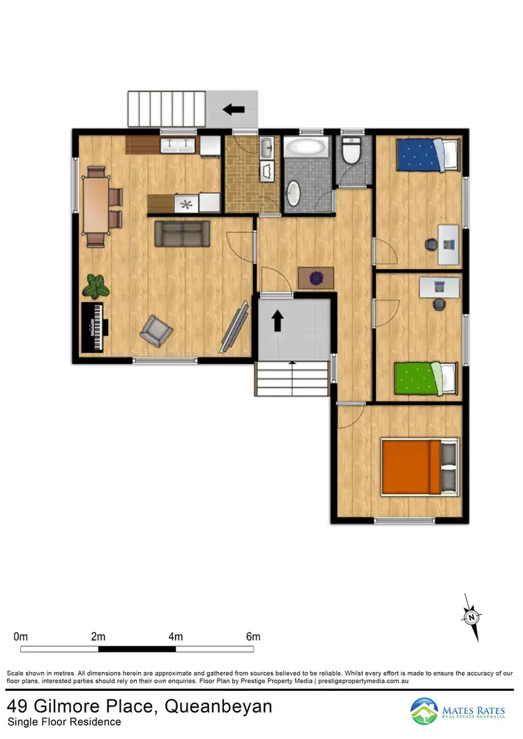 Floorplan of Homely house listing, 49 Gilmore Place, Queanbeyan NSW 2620