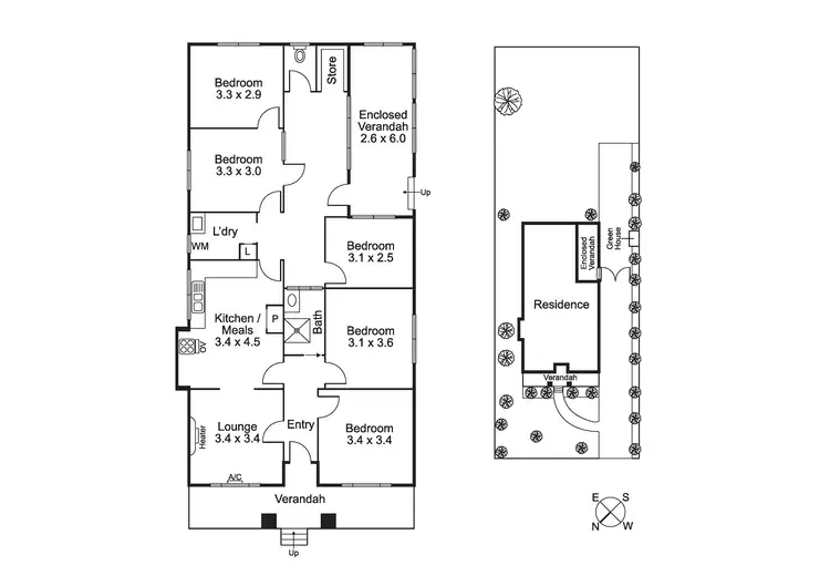 Floorplan of Homely house listing, 44 Field Ave, Edithvale VIC 3196