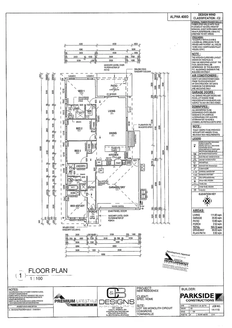 Floorplan of Homely house listing, 83 Monolith Cct, Cosgrove QLD 4818