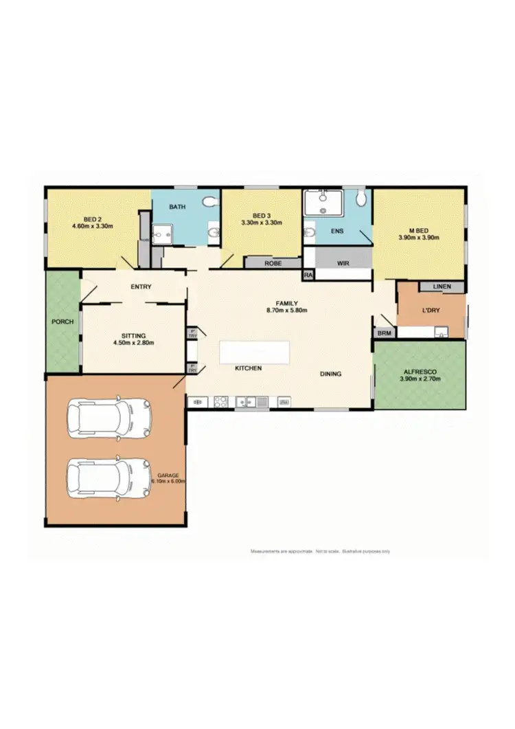 Floorplan of Homely townhouse listing, Unit 5/103 Pearce St, Howlong NSW 2643
