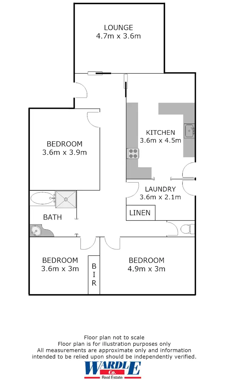 Floorplan of Homely rural property listing, 18486 Horrocks Hwy, Wirrabara SA 5481