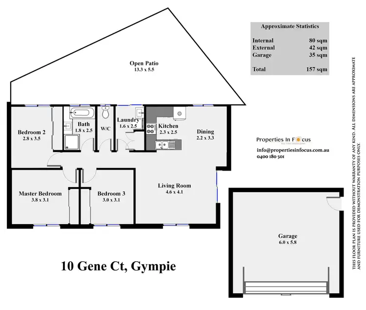 Floorplan of Homely house listing, 10 Gene Ct, Victory Heights QLD 4570