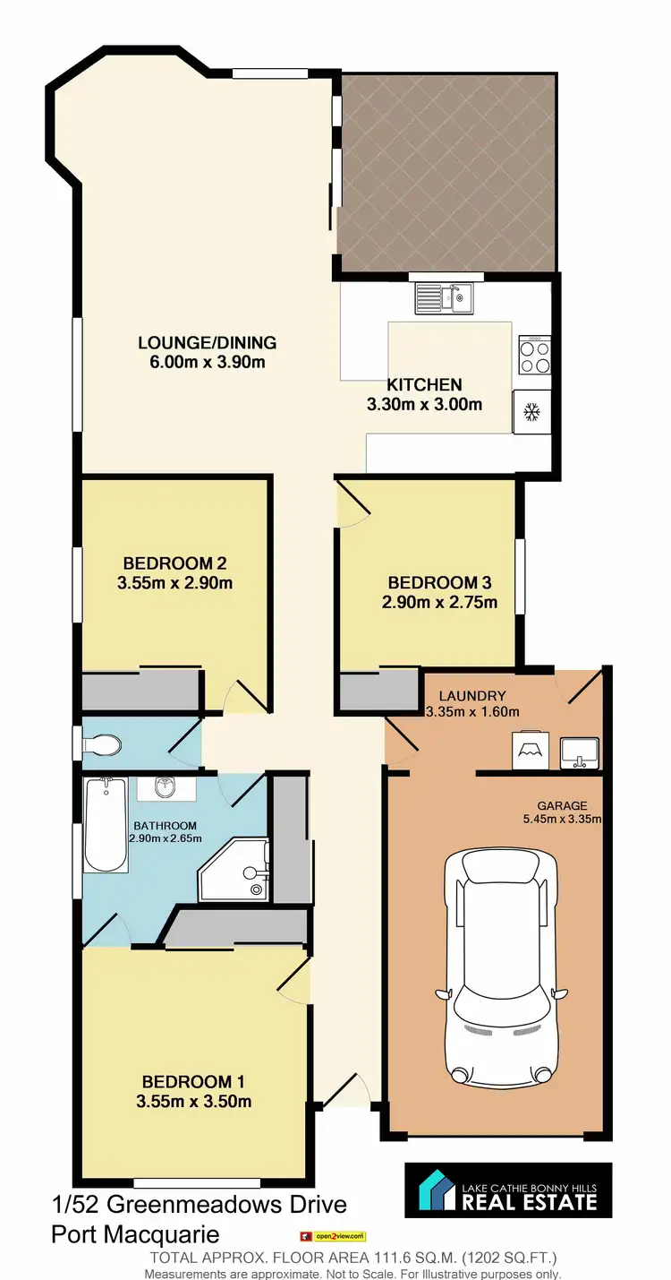 Floorplan of Homely house listing, Unit 1/52 Greenmeadows Dr, Port Macquarie NSW 2444
