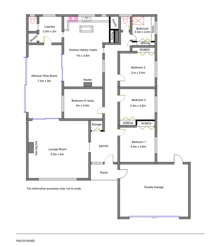 Floorplan of Homely house listing, 19 Psaltis Pde, Benalla VIC 3672