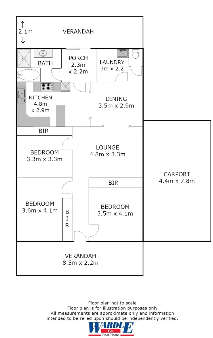 Floorplan of Homely house listing, 17 Moppett Road, Port Pirie SA 5540