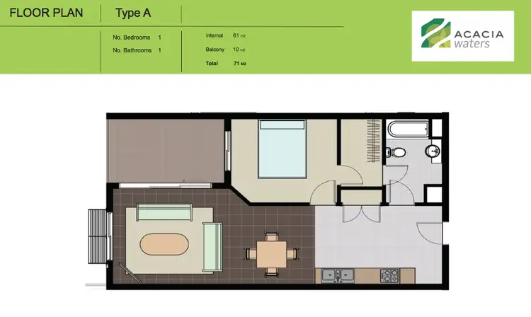 Floorplan of Homely unit listing, Unit 108/155-163 Fryar Rd, Eagleby QLD 4207