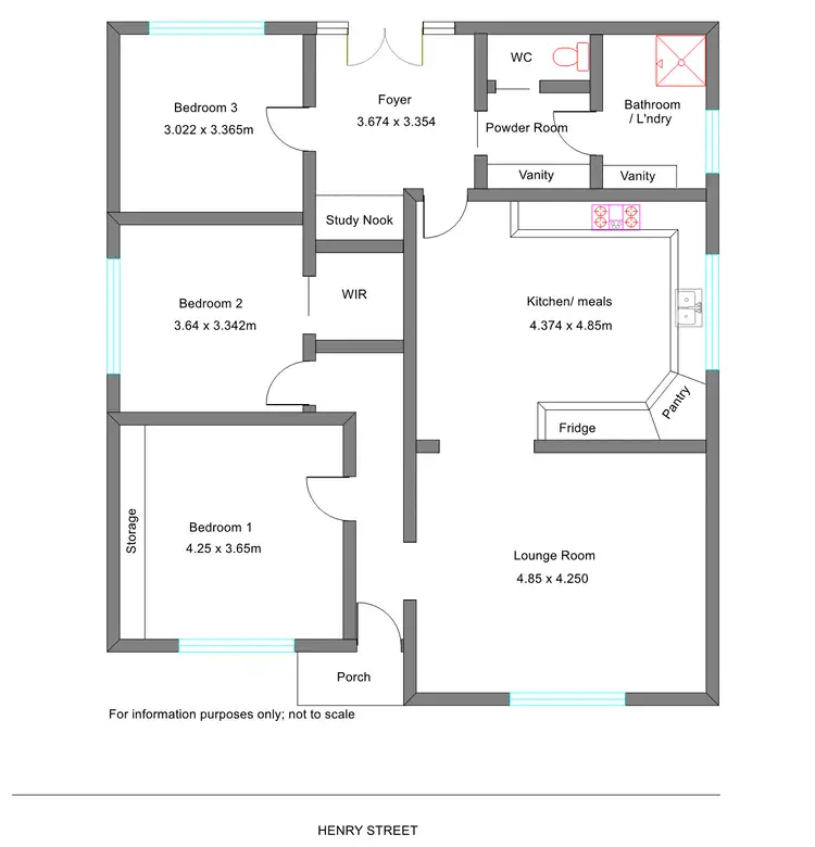 Floorplan of Homely house listing, 4 Henry St, Benalla VIC 3672