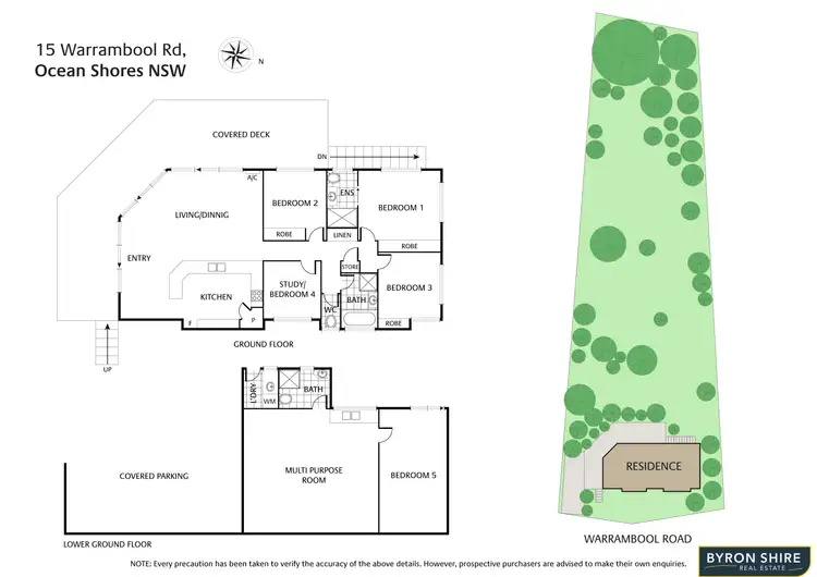 Floorplan of Homely house listing, 15 Warrambool Rd, Ocean Shores NSW 2483