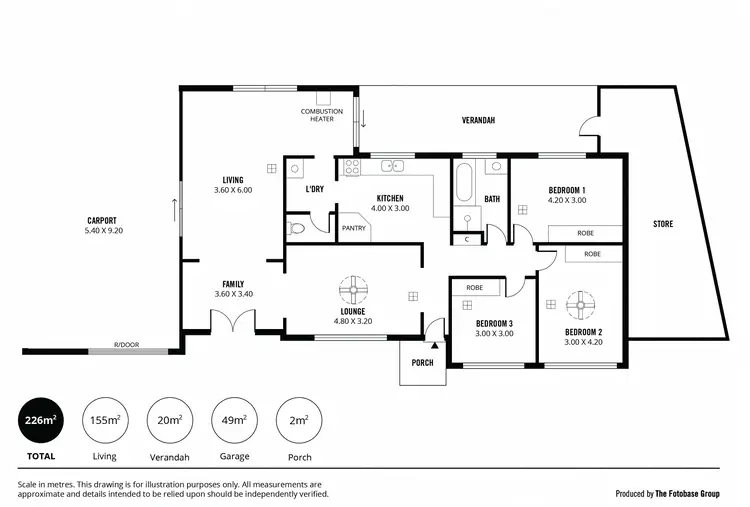 Floorplan of Homely house listing, 6 Spenfeld Ct, Valley View SA 5093