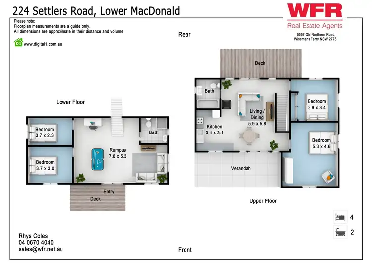Floorplan of Homely house listing, 224 Settlers Rd, Lower Macdonald NSW 2775