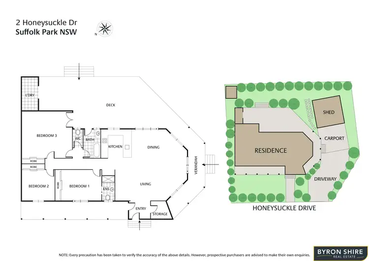 Floorplan of Homely house listing, 2 Honeysuckle Dr, Suffolk Park NSW 2481