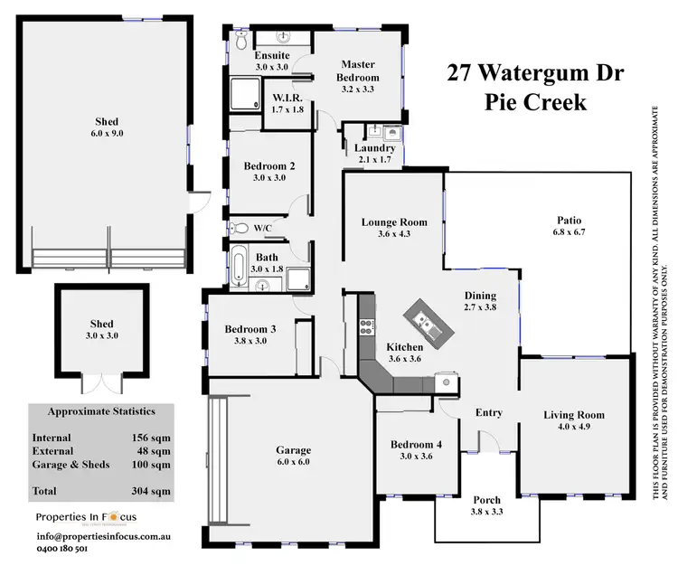 Floorplan of Homely house listing, 27 Watergum Dr, Pie Creek QLD 4570