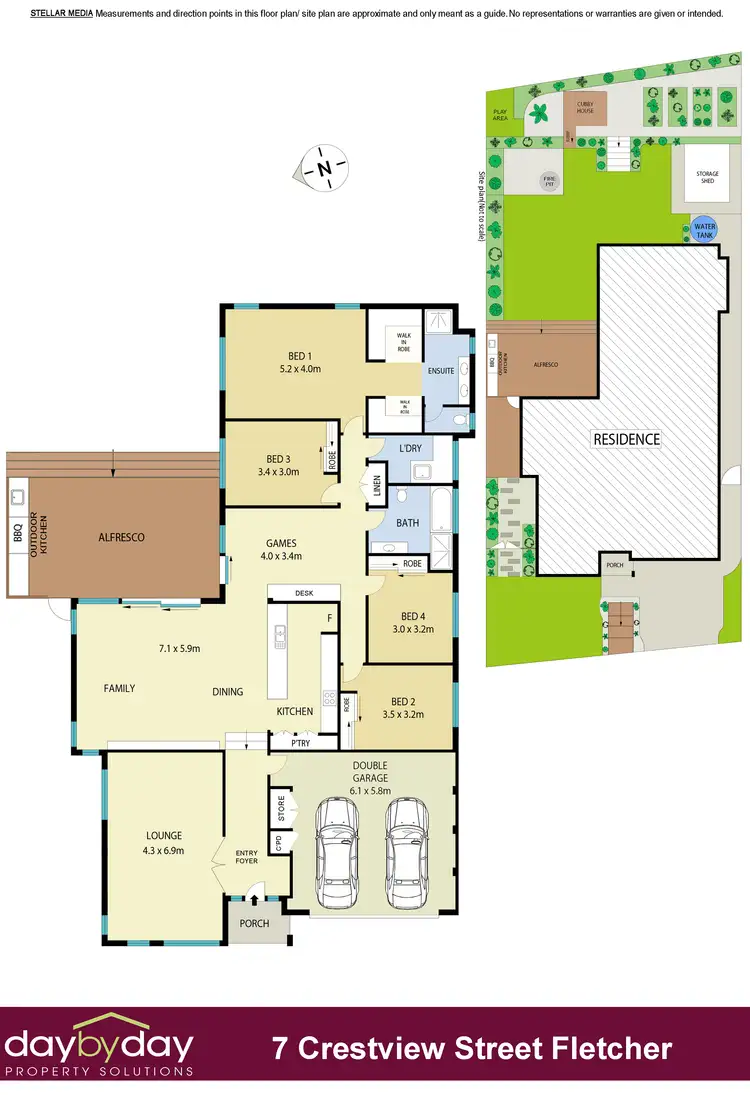 Floorplan of Homely house listing, 7 Crestview St, Fletcher NSW 2287