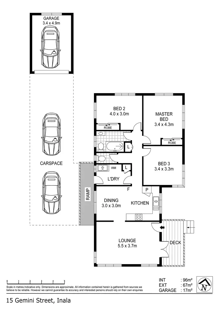 Floorplan of Homely house listing, 15 Gemini St, Inala QLD 4077