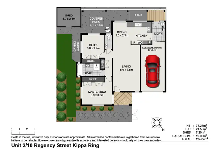 Floorplan of Homely villa listing, Unit 2/10 Regency St, Kippa-ring QLD 4021