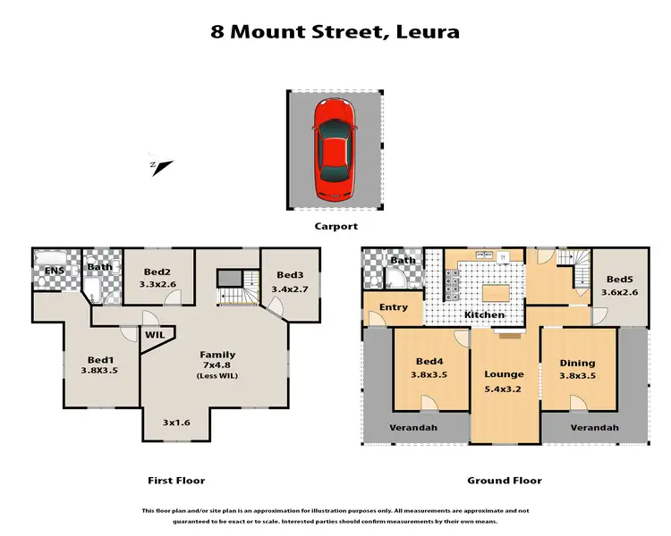 Floorplan of Homely house listing, 8 Mount Street, Leura NSW 2780