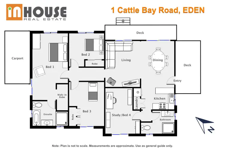 Floorplan of Homely house listing, 1 Cattle Bay Rd, Eden NSW 2551