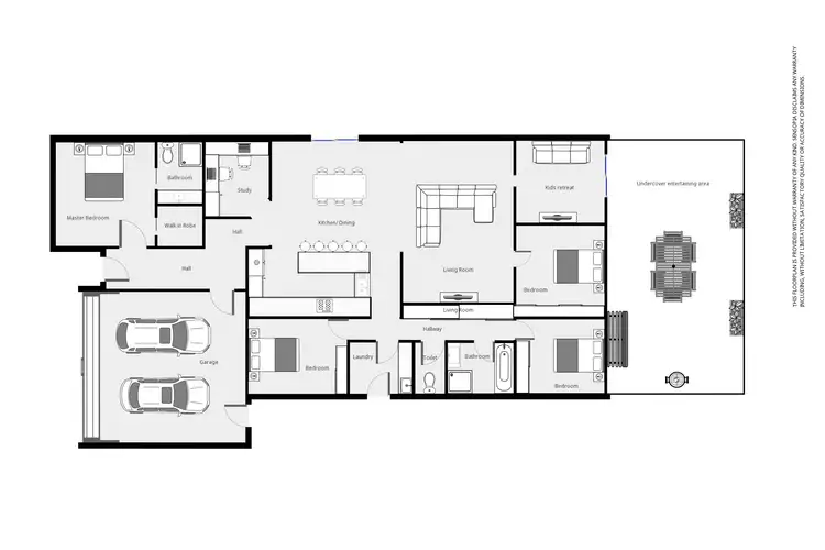 Floorplan of Homely house listing, 34 Wild St, Ararat VIC 3377