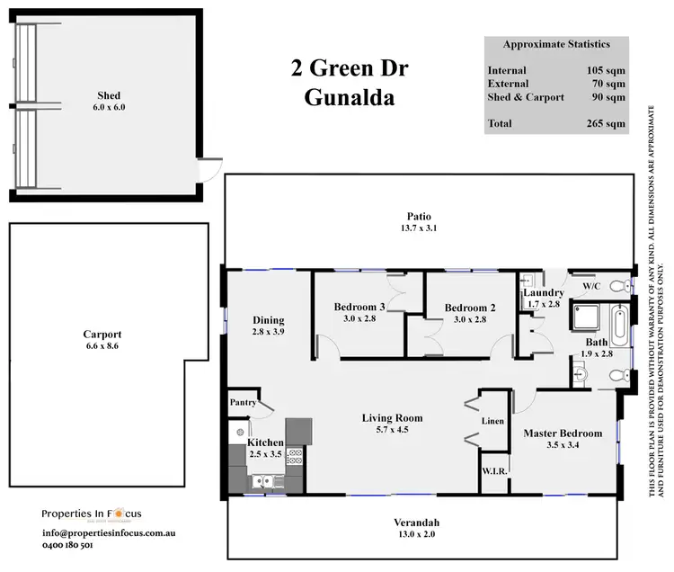 Floorplan of Homely house listing, 2 Green Dr, Gunalda QLD 4570