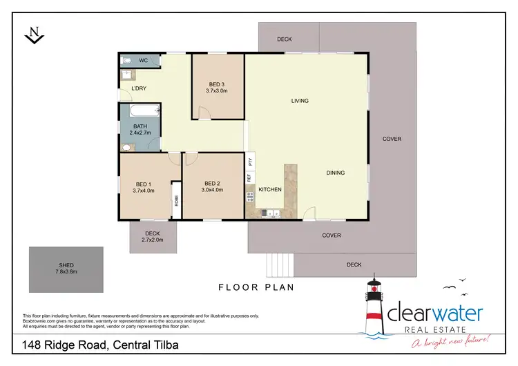 Floorplan of Homely house listing, 148 Ridge Rd, Central Tilba NSW 2546