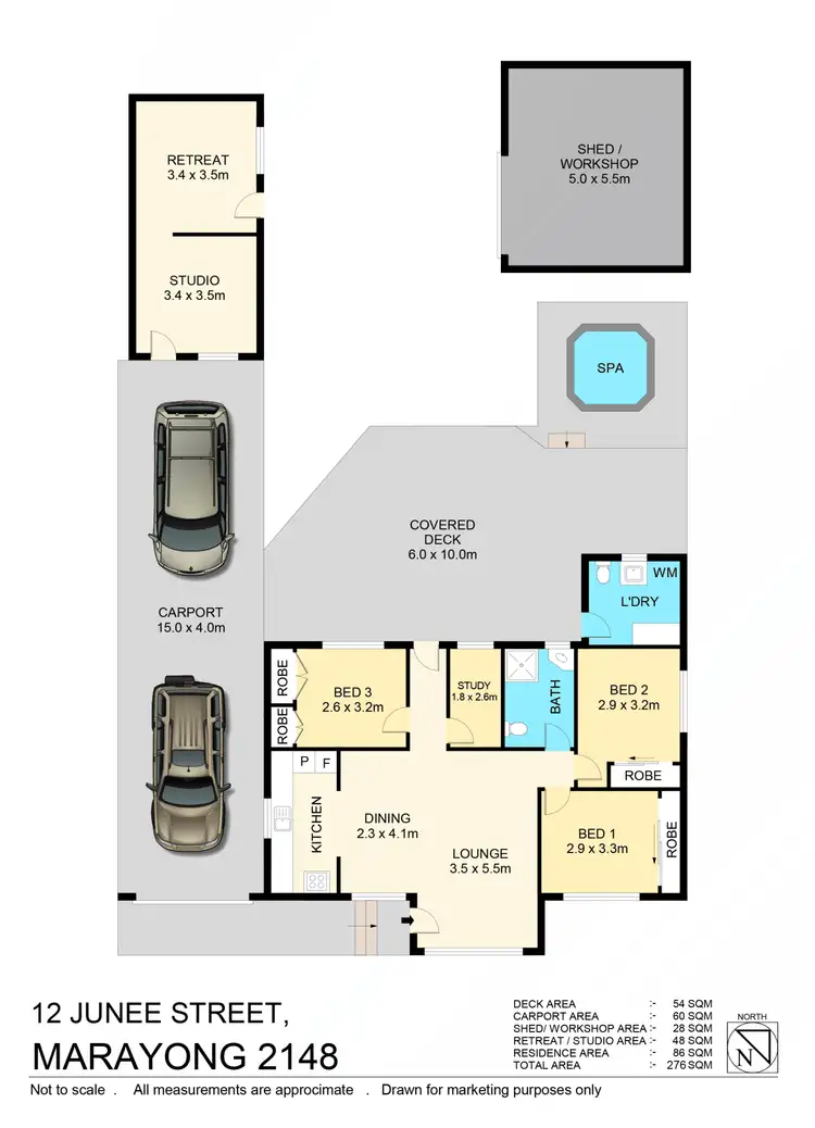 Floorplan of Homely house listing, 12 Junee St, Marayong NSW 2148
