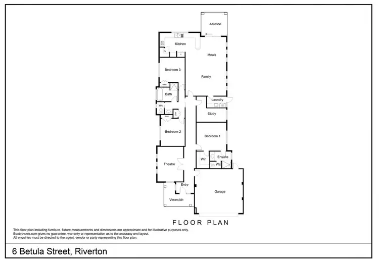 Floorplan of Homely house listing, 6 Betula Street, Riverton WA 6148
