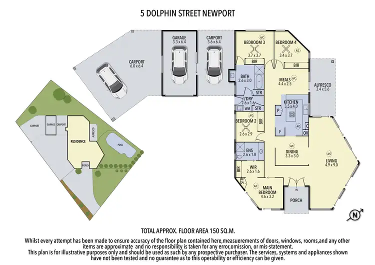 Floorplan of Homely house listing, 5 Dolphin St, Newport QLD 4020