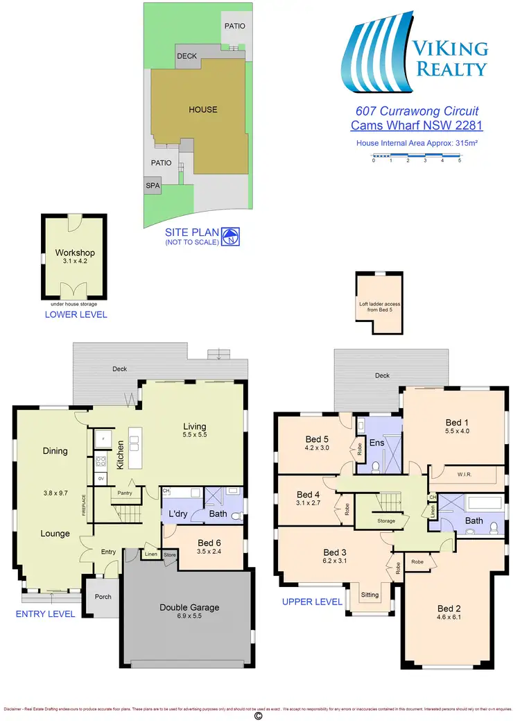Floorplan of Homely house listing, 607 Currawong Cct, Cams Wharf NSW 2281