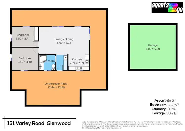 Floorplan of Homely house listing, 131 Varley Rd N, Glenwood QLD 4570