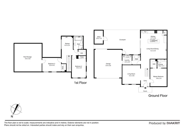 Floorplan of Homely house listing, 5 Holden Avenue, Avondale Heights VIC 3034