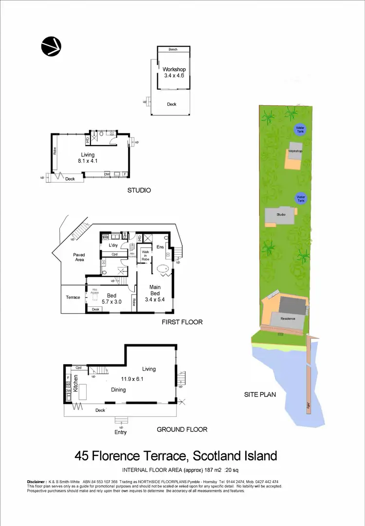 Floorplan of Homely house listing, 45 Florence Tce, Scotland Island NSW 2105