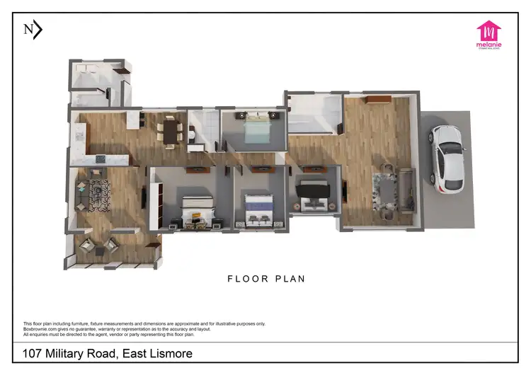 Floorplan of Homely house listing, 107 Military Rd, East Lismore NSW 2480