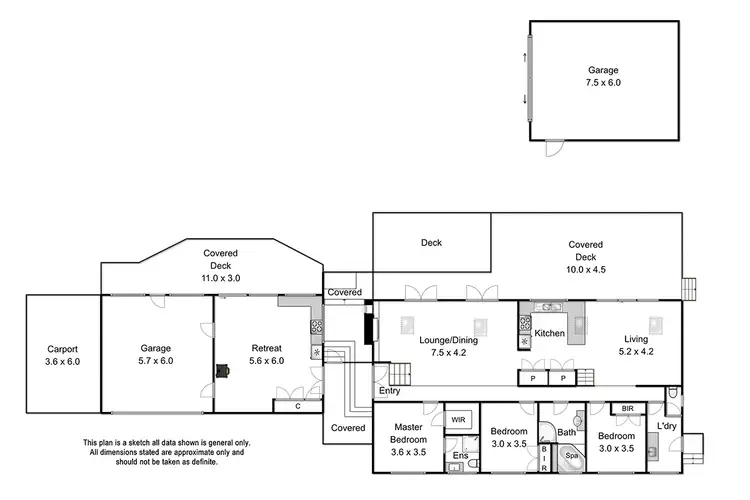 Floorplan of Homely house listing, 90 Clegg Road, Mount Evelyn VIC 3796