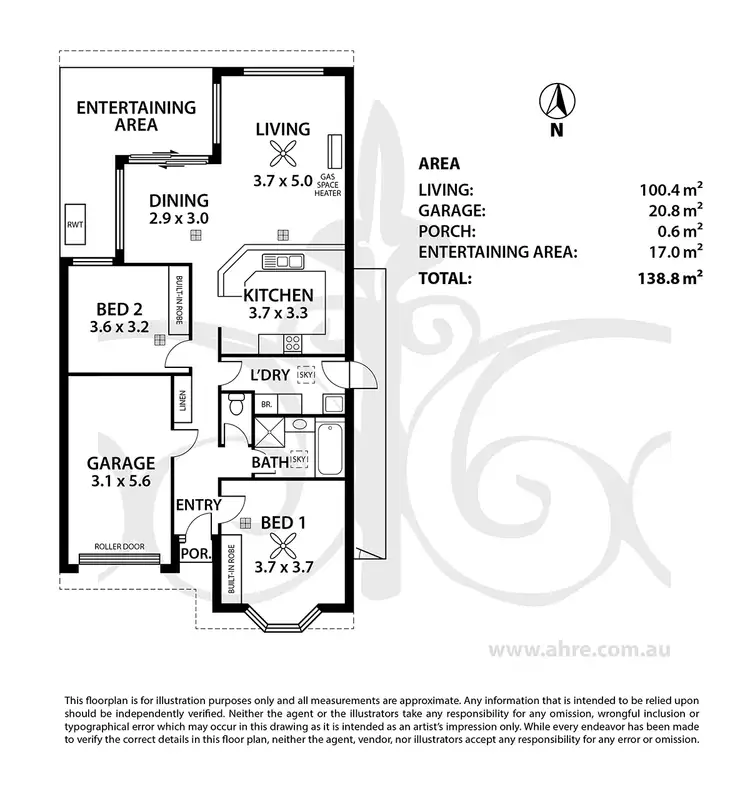 Floorplan of Homely unit listing, 10/101 States Road, Morphett Vale SA 5162