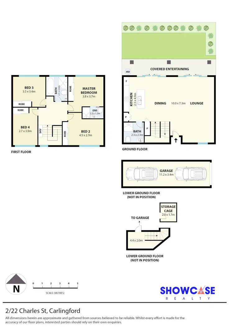 Floorplan of Homely townhouse listing, 2/22 Charles St, Carlingford NSW 2118