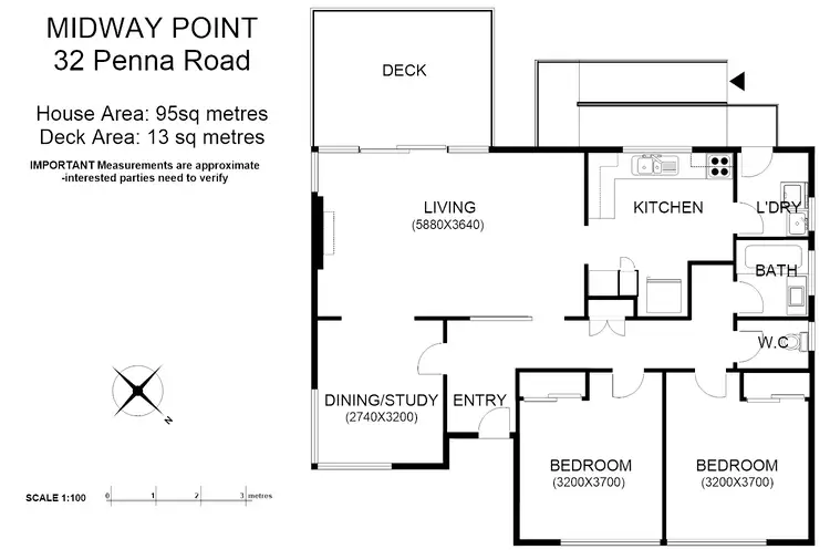 Floorplan of Homely house listing, 32 Penna Rd, Midway Point TAS 7171
