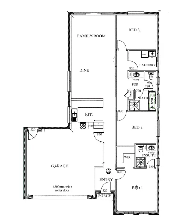 Floorplan of Homely house listing, 11 Vista Circuit, Hillbank SA 5112