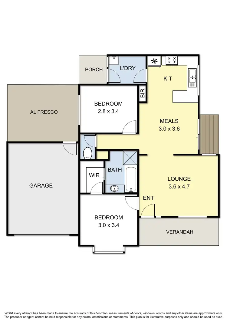 Floorplan of Homely unit listing, 14/3 Pellita Way, Langwarrin VIC 3910
