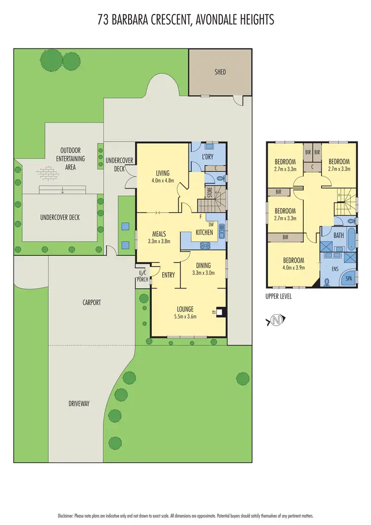 Floorplan of Homely house listing, 73 Barbara Crescent, Avondale Heights VIC 3034