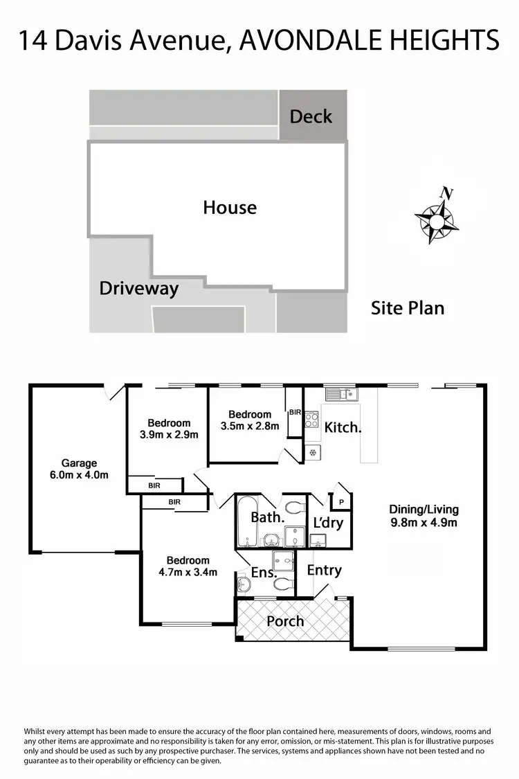 Floorplan of Homely unit listing, 14 Davis Avenue, Avondale Heights VIC 3034