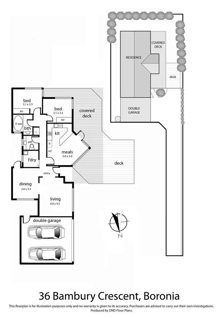 Floorplan of Homely house listing, 36 Bambury Street, Boronia VIC 3155