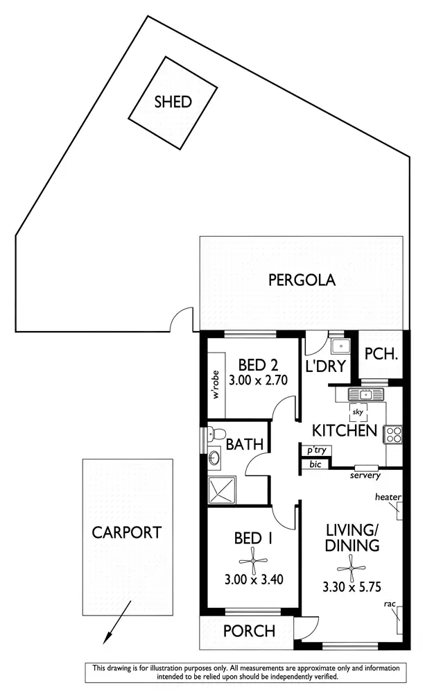 Floorplan of Homely unit listing, 9/2 Douglas Avenue, Reynella SA 5161