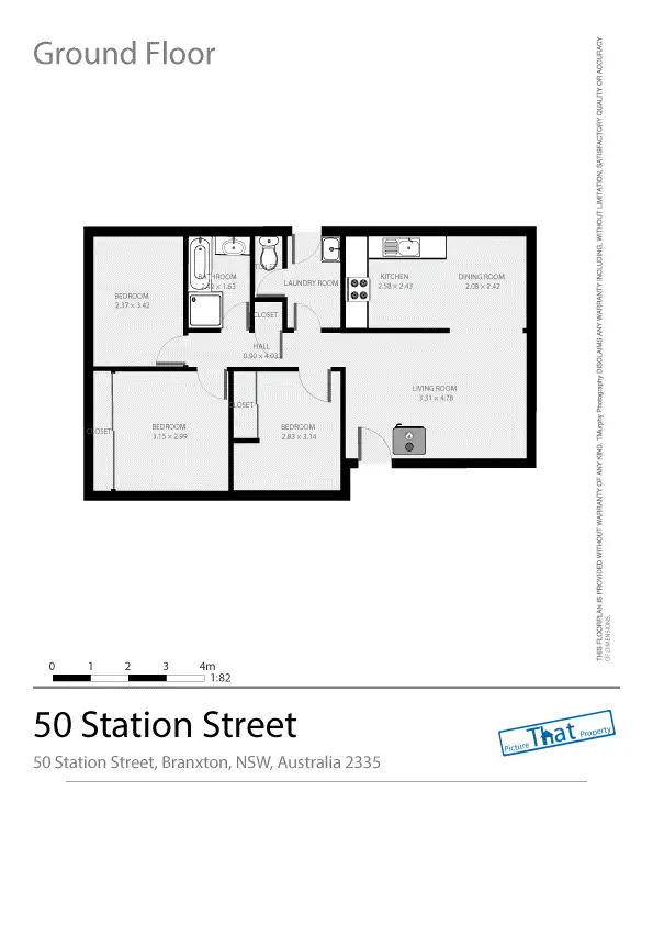 Floorplan of Homely house listing, 50 Station Street, Branxton NSW 2335